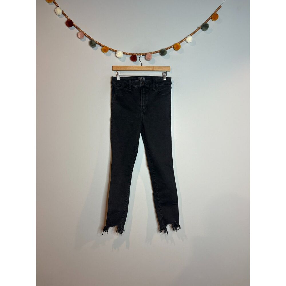 Abercrombie & Fitch Simone High Rise Ankle black skinny jeans